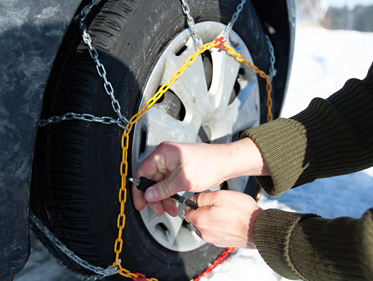 Cadenas para la nieve